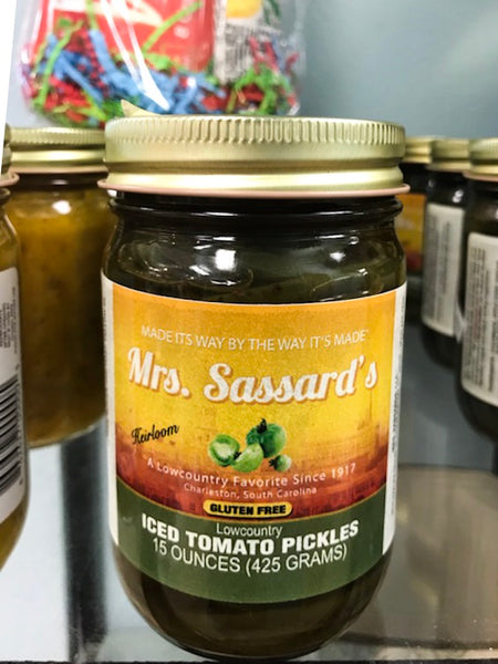 Mrs. Sassard's Iced Tomato Pickles – Gullah Gourmet, Inc.