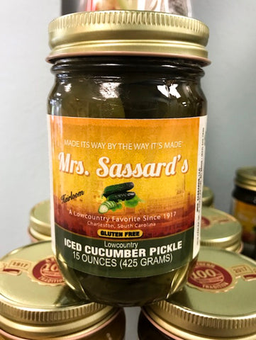 Mrs. Sassard's Iced Cucumber Pickles